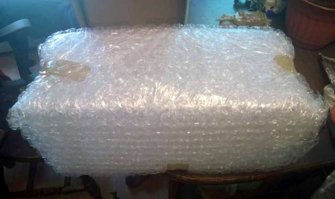 I was very pleased to discover that each enclosure was wrapped in 5-6 layers of bubble wrap.
