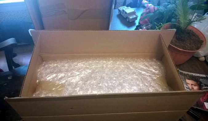 Each enclosure came wrapped in bubble wrap and in its own box.