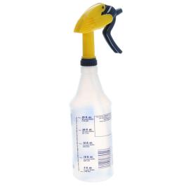 A spray bottle with an adjustable nozzle is a handy tool for misting and filling water dishes.